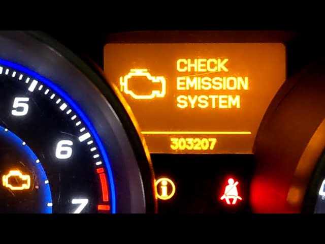 2012 acura tsx check emission system