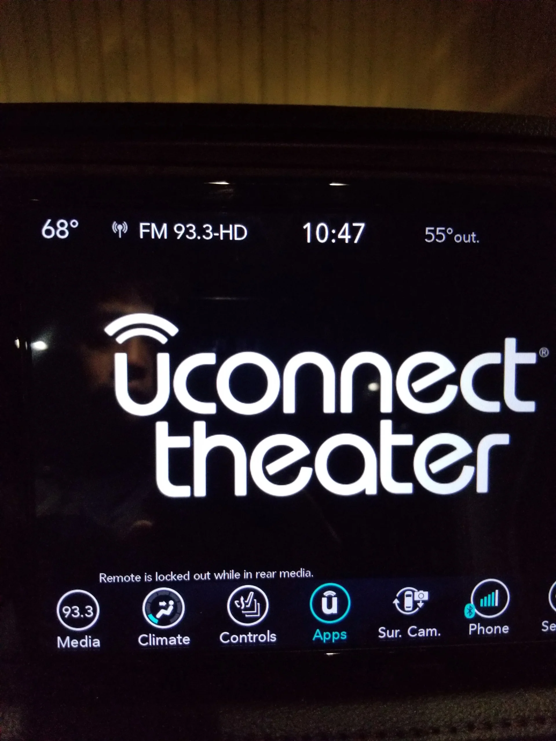 Uconnect Theater not working