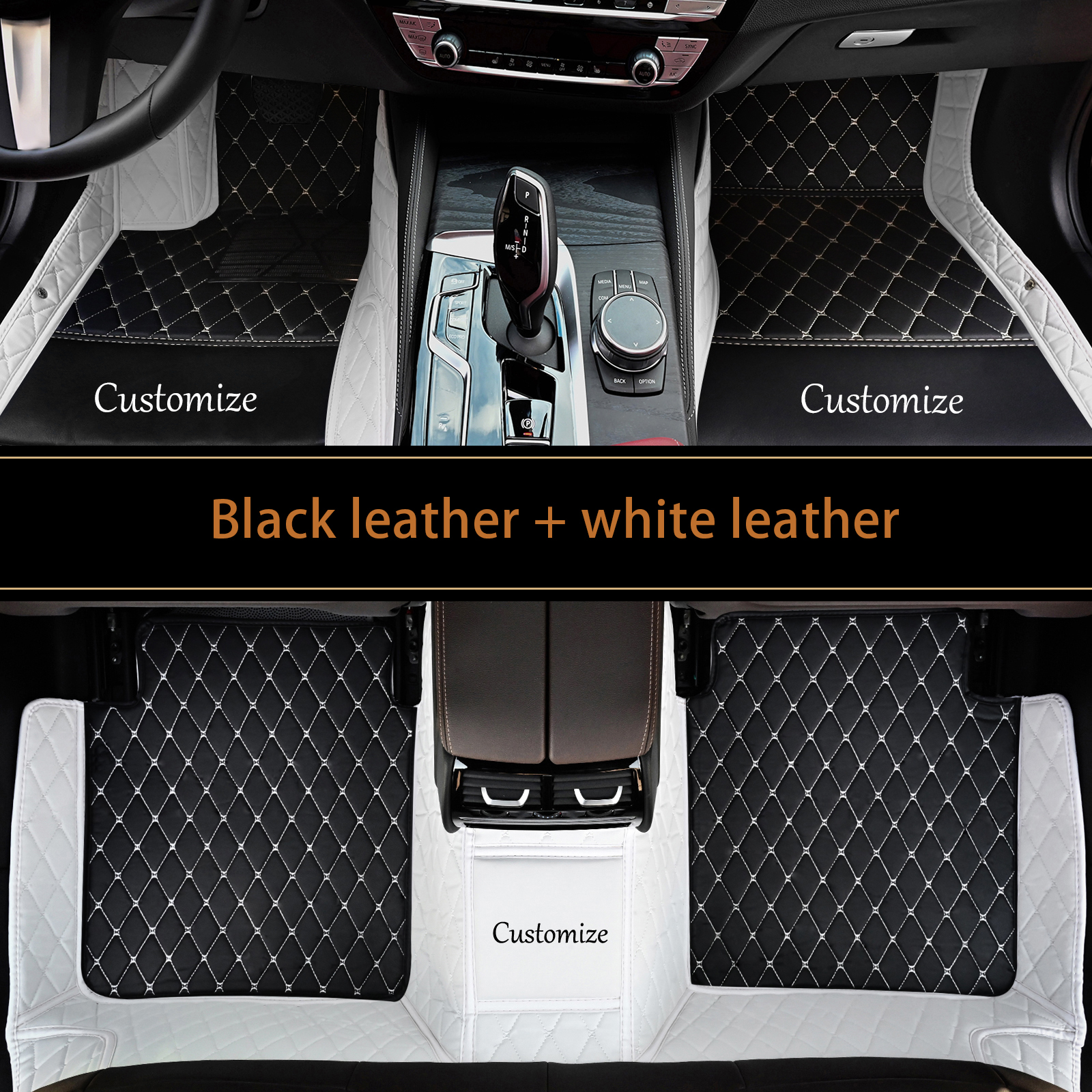Custom-fit floor mats for Audi A3 (full set)