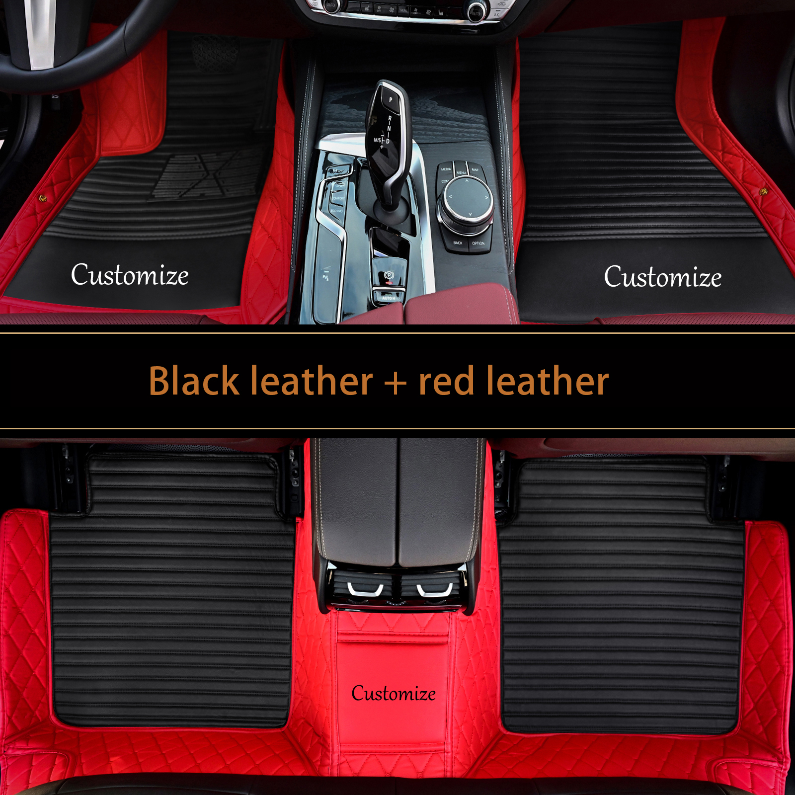 Custom-fit floor mats for Audi A3 (full set)